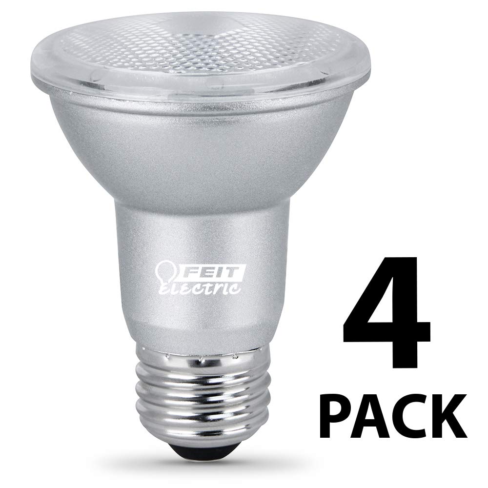 Feit Electric Par20 Led Bulbs, 50W Equivalent, Dimmable Spotlight Bulbs, 3000K Bright White, E26 Base, 90 Cri, 450 Lumen, 22-Yea