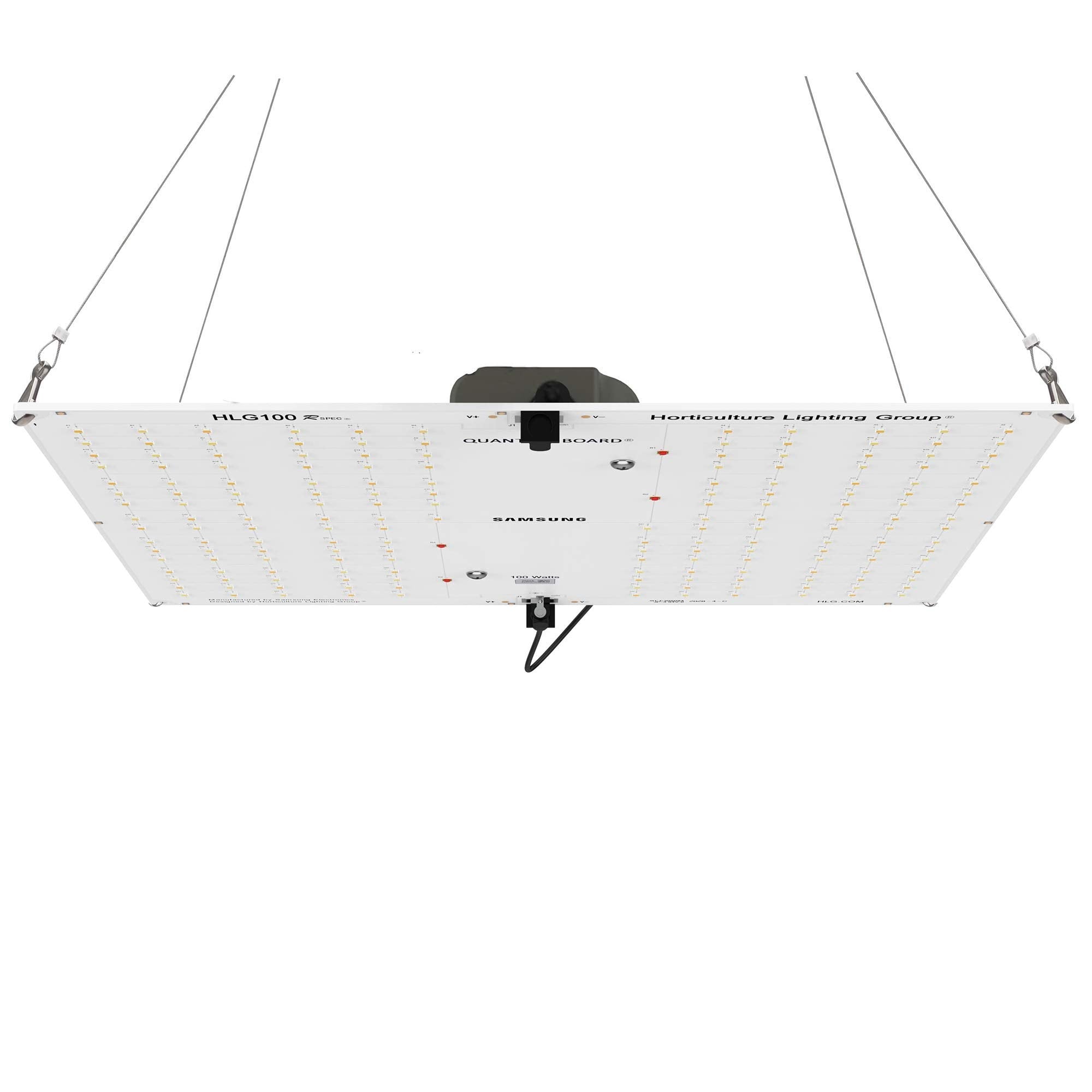 Horticulture Lighting Group HLG 100 Rspec Quantum Board LED Grow Light Veg & Bloom | High-Efficiency Upgraded LM301B LEDs