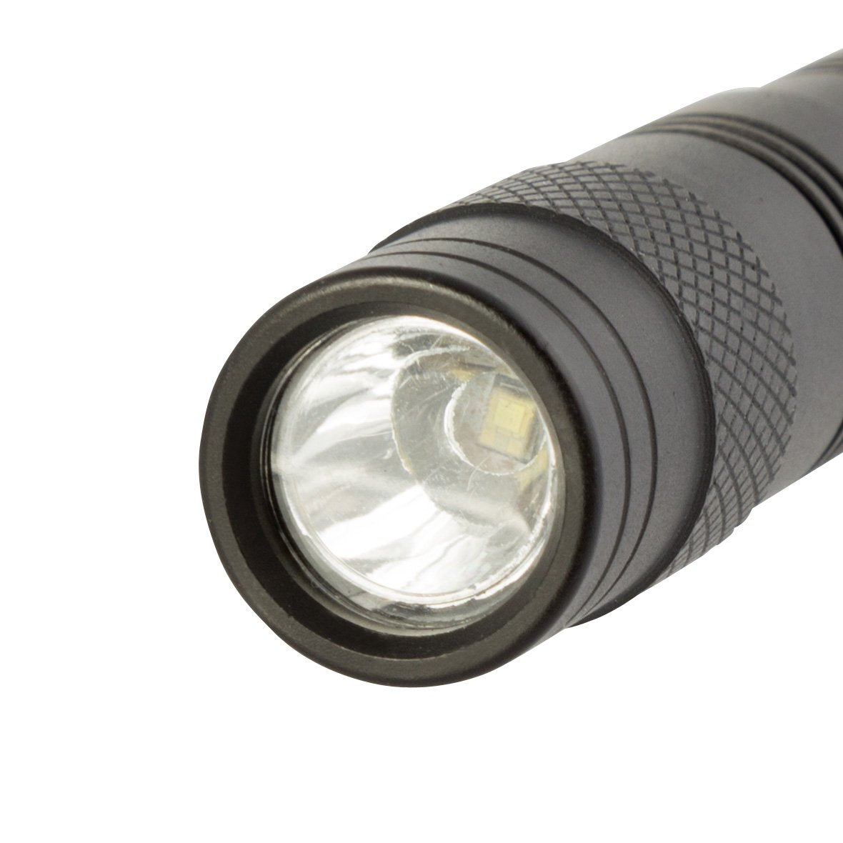 Steelman LED Inspection Pen Light, 70-Lumen, Aluminum, 2 AAA Batteries, Black, Model 95874