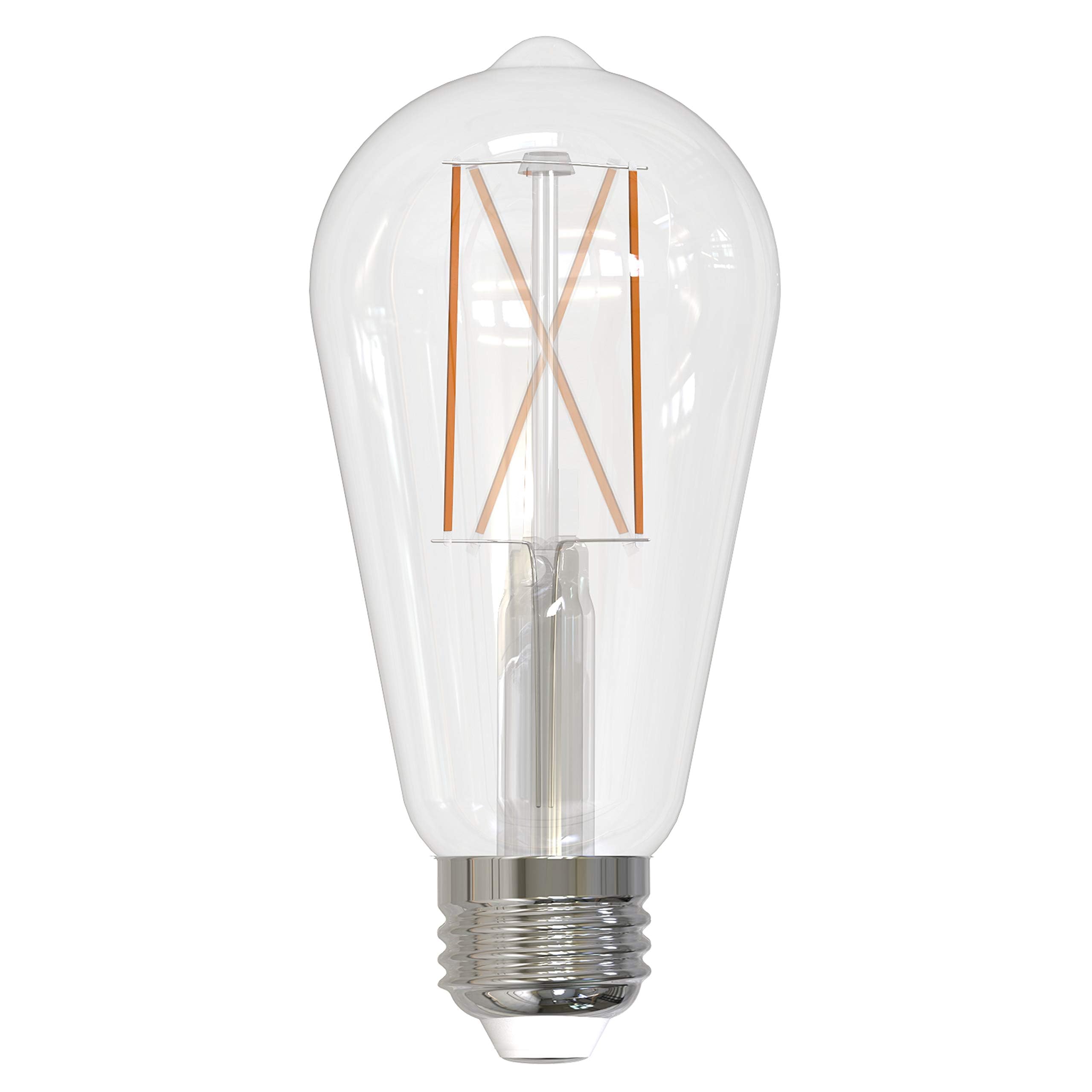 Bulbrite LED Filament Light Bulb, 8.5W, ST18, E26 Base, 3000K Soft White, 850 Lumens, 10-Pack, Model 776