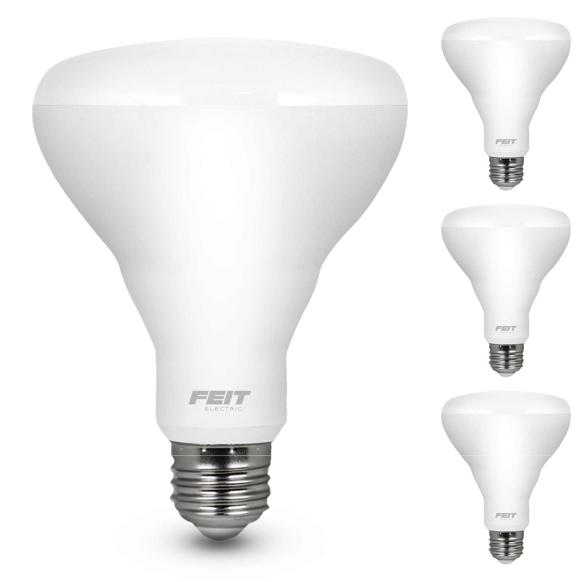 Feit Electric Br30 Led Light Bulbs, 65W Equivalent, Non Dimmable, 10 Year Life, 650 Lumens, 2700K Soft White, E26 Base Recessed 
