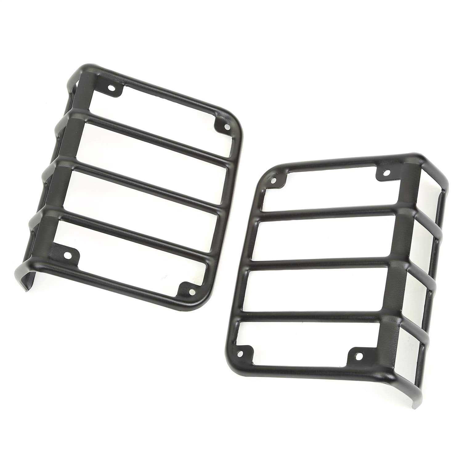 Rugged Ridge | Euro Guard Kit, Tail Light, Textured Black | 11226.11 | Fits 2007-2018 Jeep Wrangler Jk