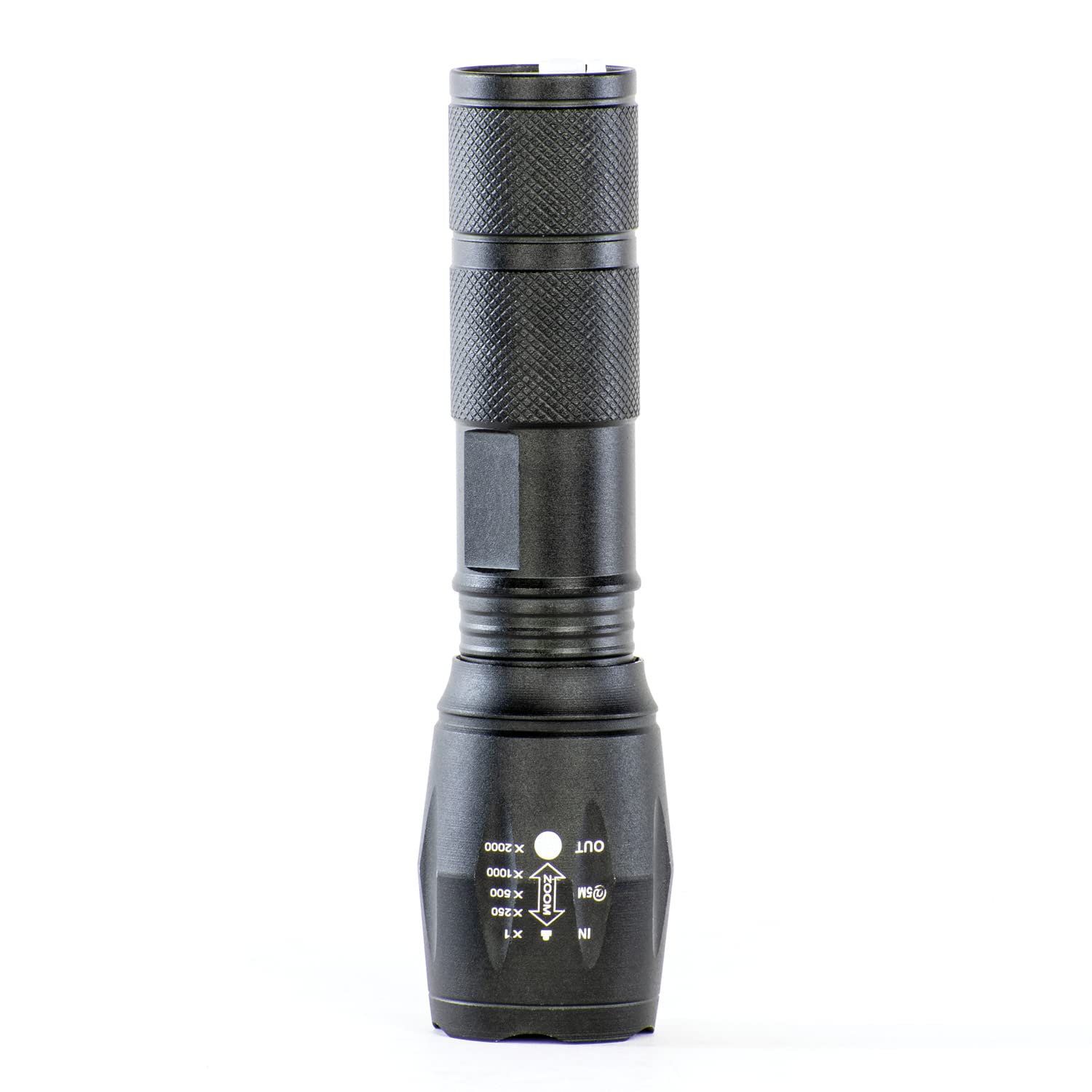 Dorcy 200-Lumen Ultra HD LED Flashlight with Power Bank, Aluminum, Black, Model 41-4379