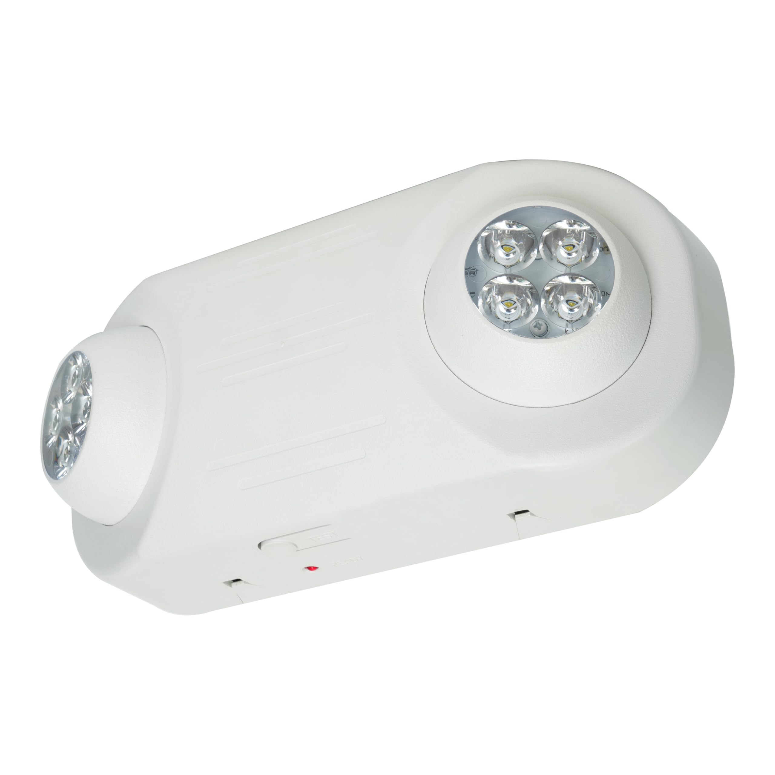RP Lighting + Fans Biltmore Exit Emergency Combo Light with High Output Option - White