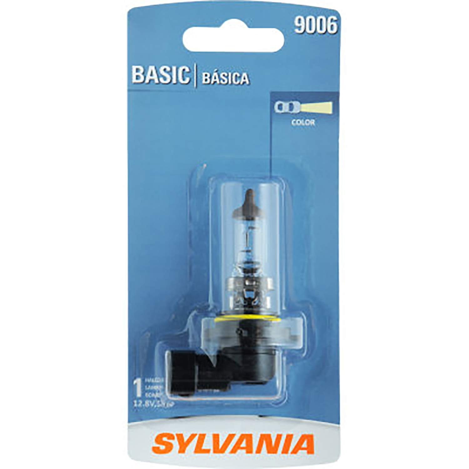 SYLVANIA 9006 Halogen Bulb for Headlight, Fog, DRL - Includes 1 Bulb, Black