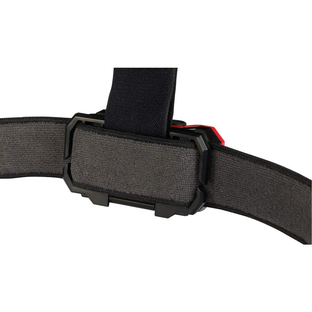 Milwaukee General Purpose Headlamp, Model 2115-21, Black/Red, Plastic Material