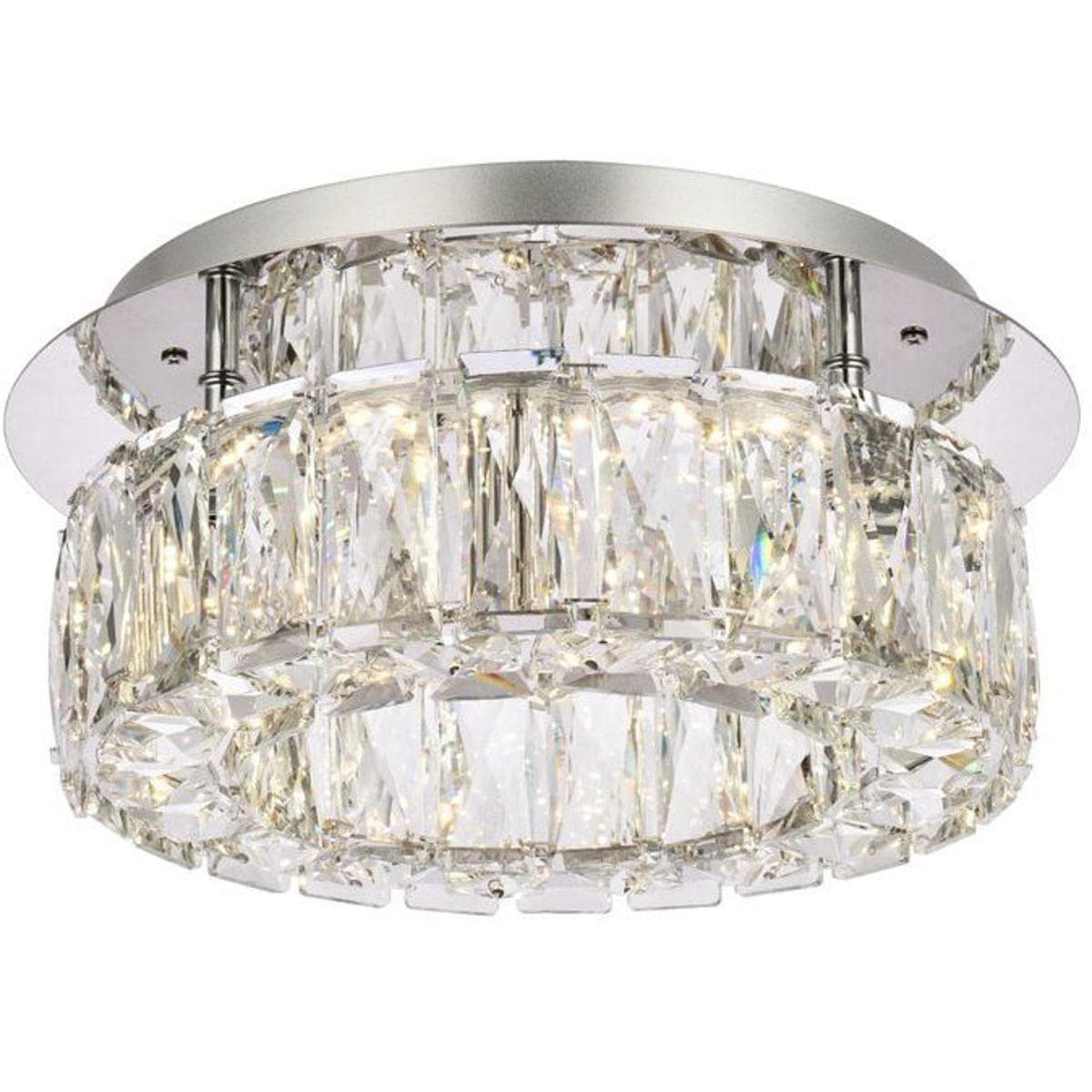 Elegant Lighting Monroe 12&quot; Led Single Flush Mount