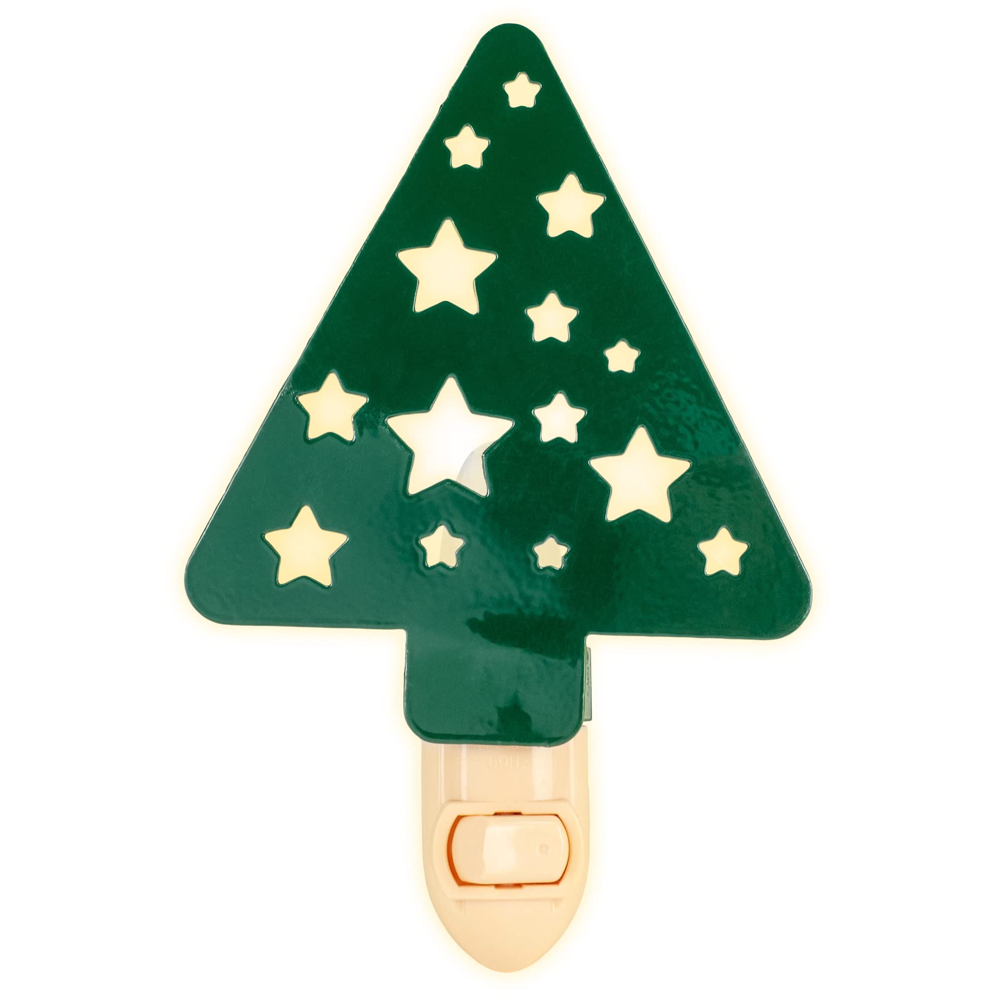 CTW Home Collection Starry Christmas Night Light, Lamp, 4.5-Inch Height