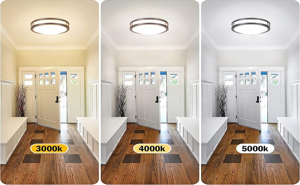 16 Inch Black Flush Mount Ceiling Light Fixture For Bathroom Led Light Flush Mount Black Bedroom Light Fxiture,16'' Black Ceilin