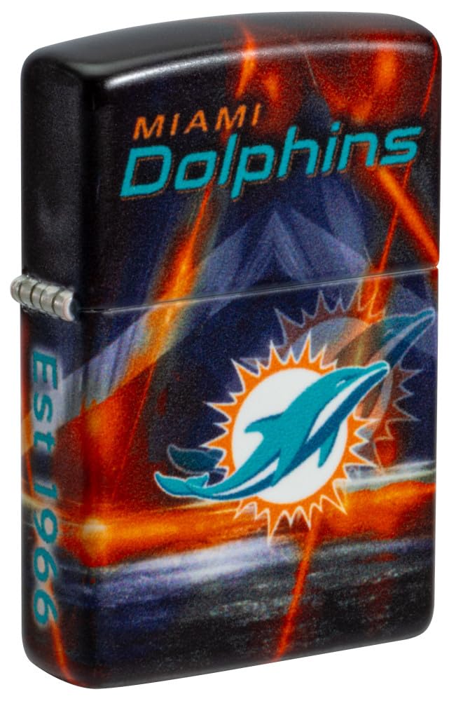 Zippo Nfl Miami Dolphins 540 Matte Pocket Lighter