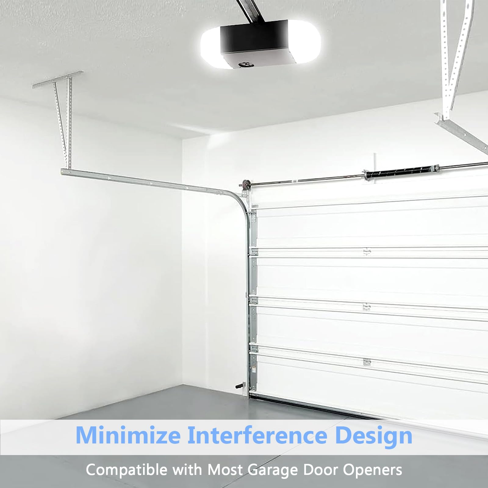 Twopwin Garage Door Opener Light Bulbs, 12W High Brightness 1500Lm, Minimize Interference Led Light Bulbs For Garage Door Opener