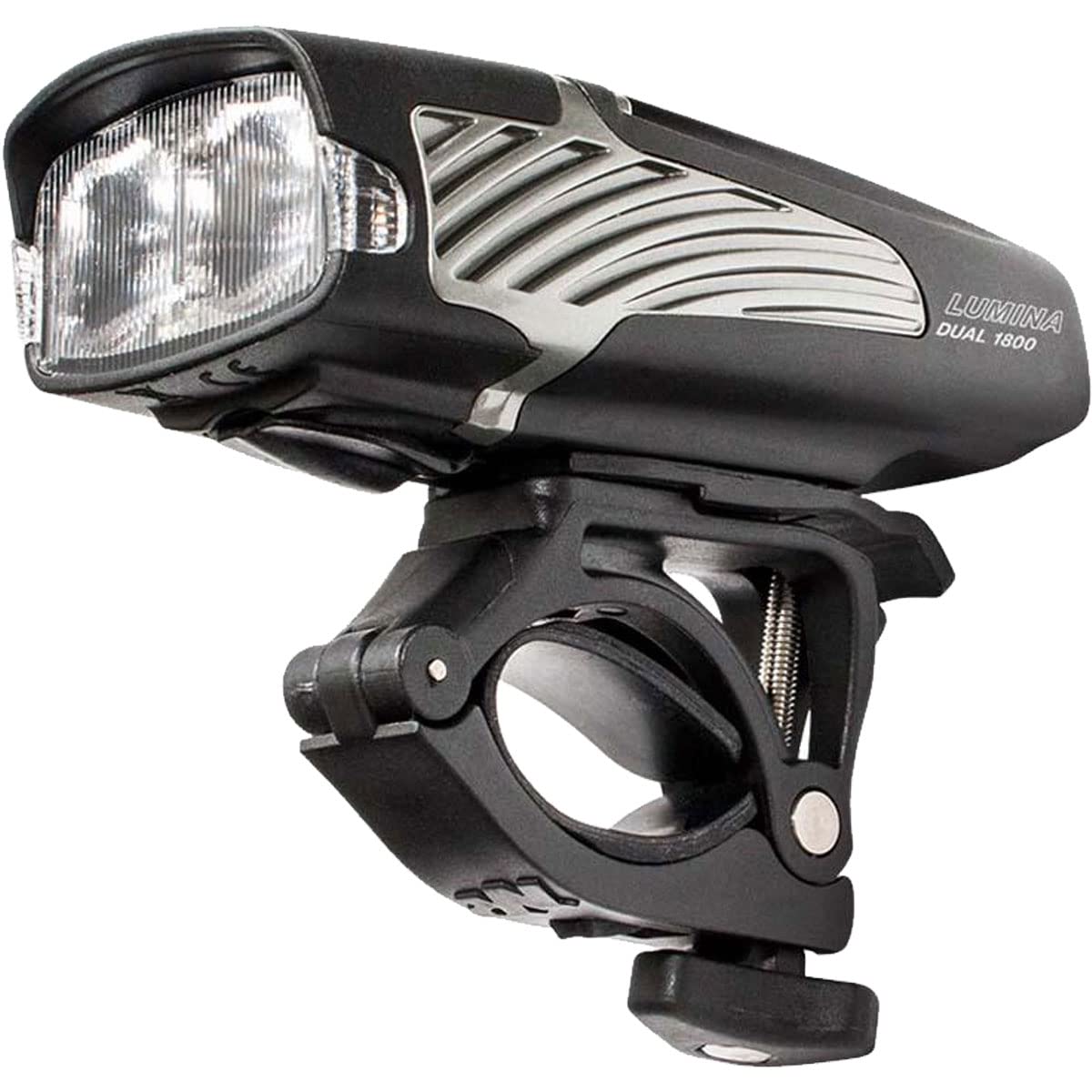 NiteRider Lumina Dual 1800 LED Bike Light - Rechargeable, Water Resistant, Black, One Size, Model 6787