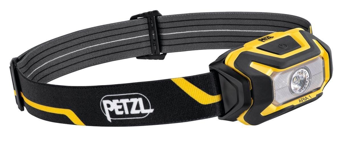 PETZL ARIA 1 Headlamp - Black/Yellow (450 lm) [New Gen]