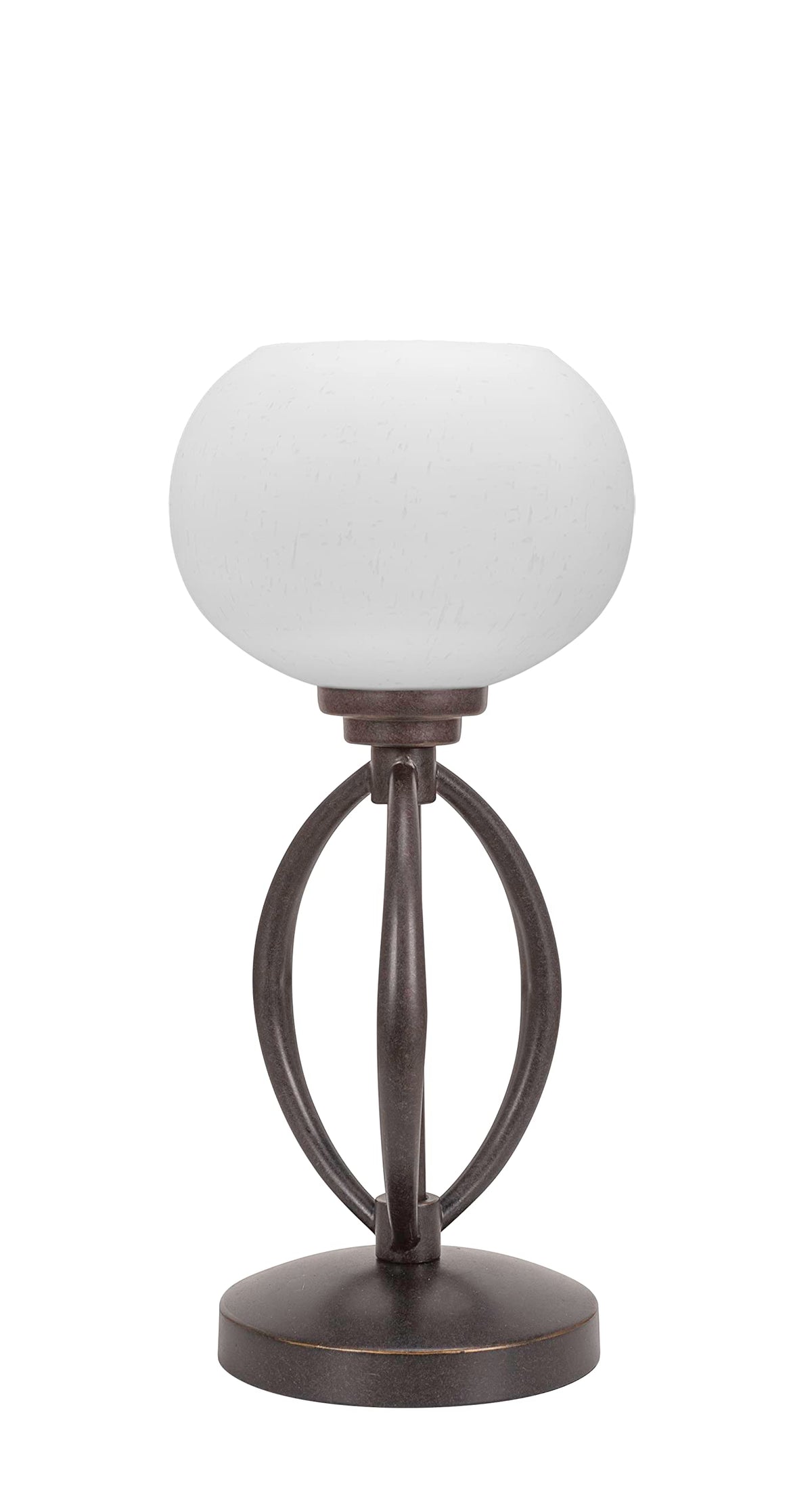 Toltec Lighting Marquise 1 Light Table Lamp In Dark Granite (2410-Dg-212)
