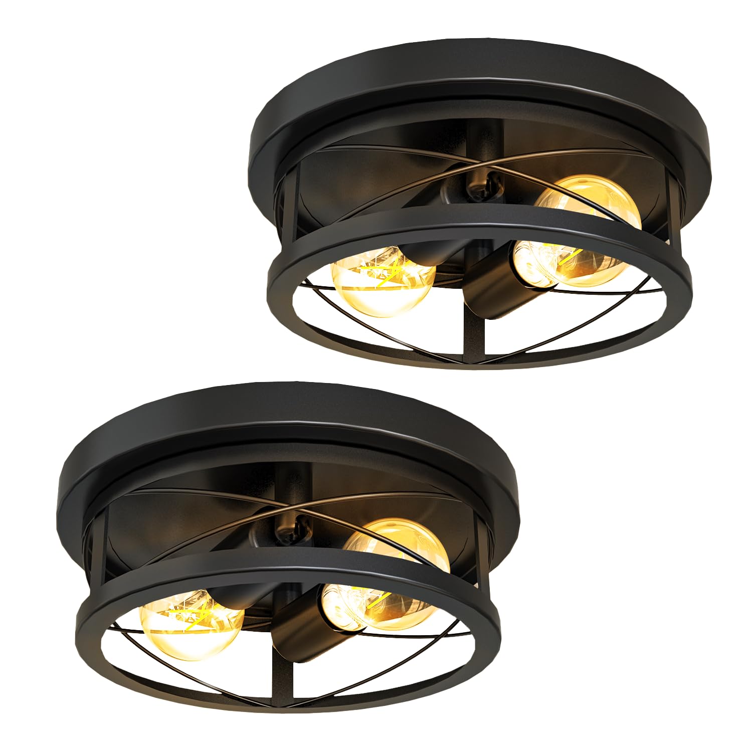 Sunco Farmhouse Ceiling Light Fixtures, Rustic Ceiling Light Fixture for Foyer, Bedroom, Hallway, Kitchen, Living Room, Den, 11 