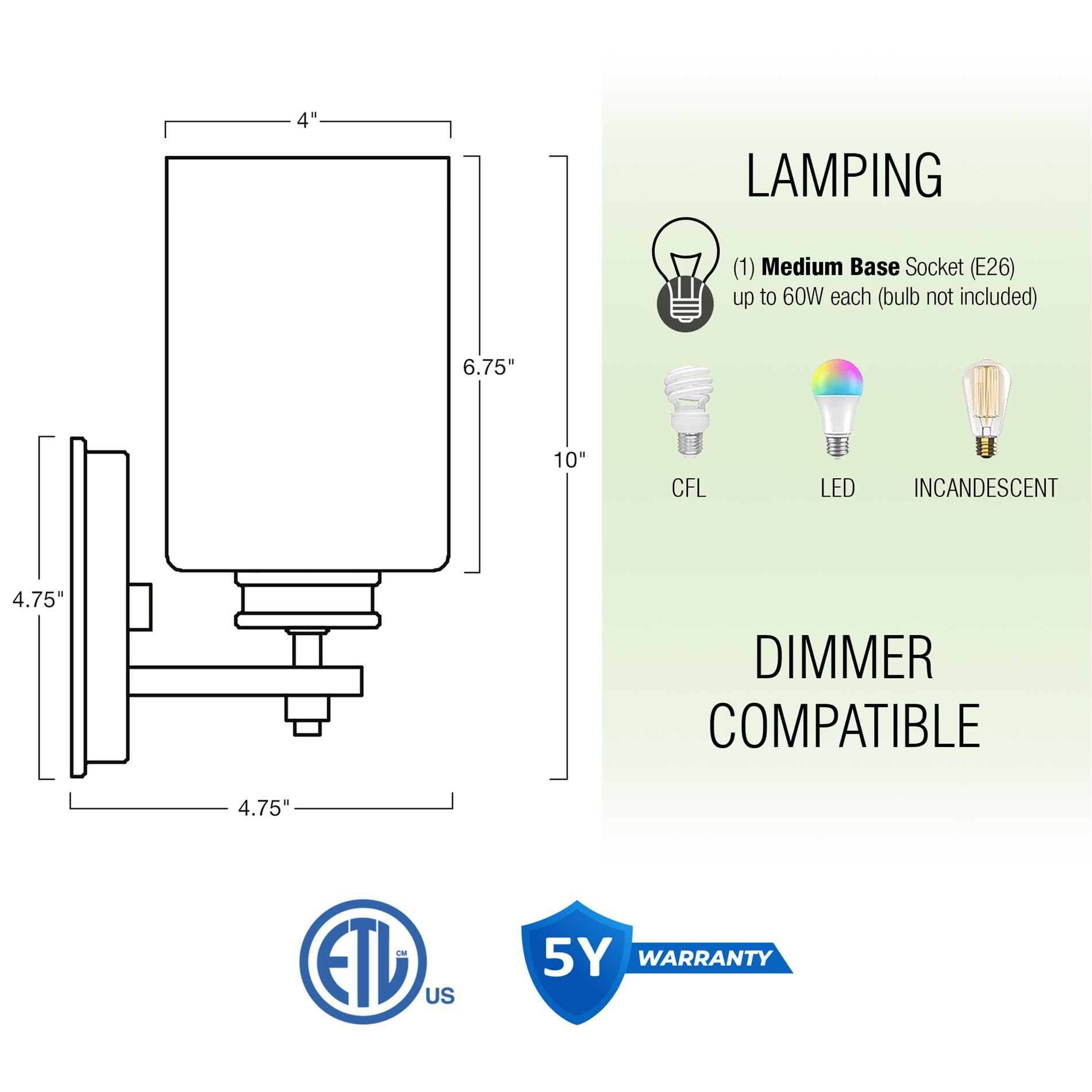Kira Home Phoebe 10'' Modern Wall Sconce/Vanity Light + Clear Hammered Glass Shade, Cool Brass Finish