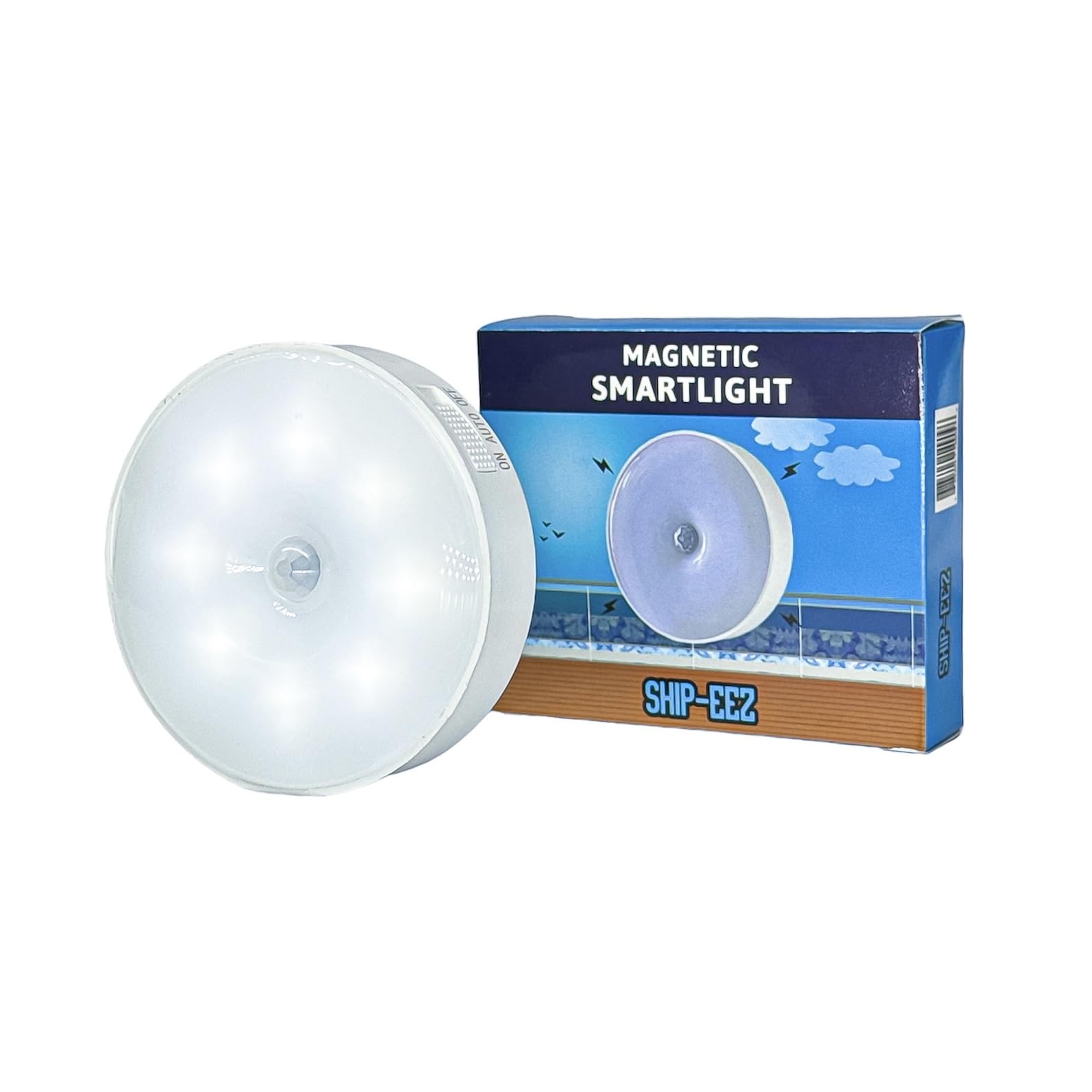 Ship-Eez Cruise Ship Approved Magnetic Nightlight For Stateroom Walls And Ceilings