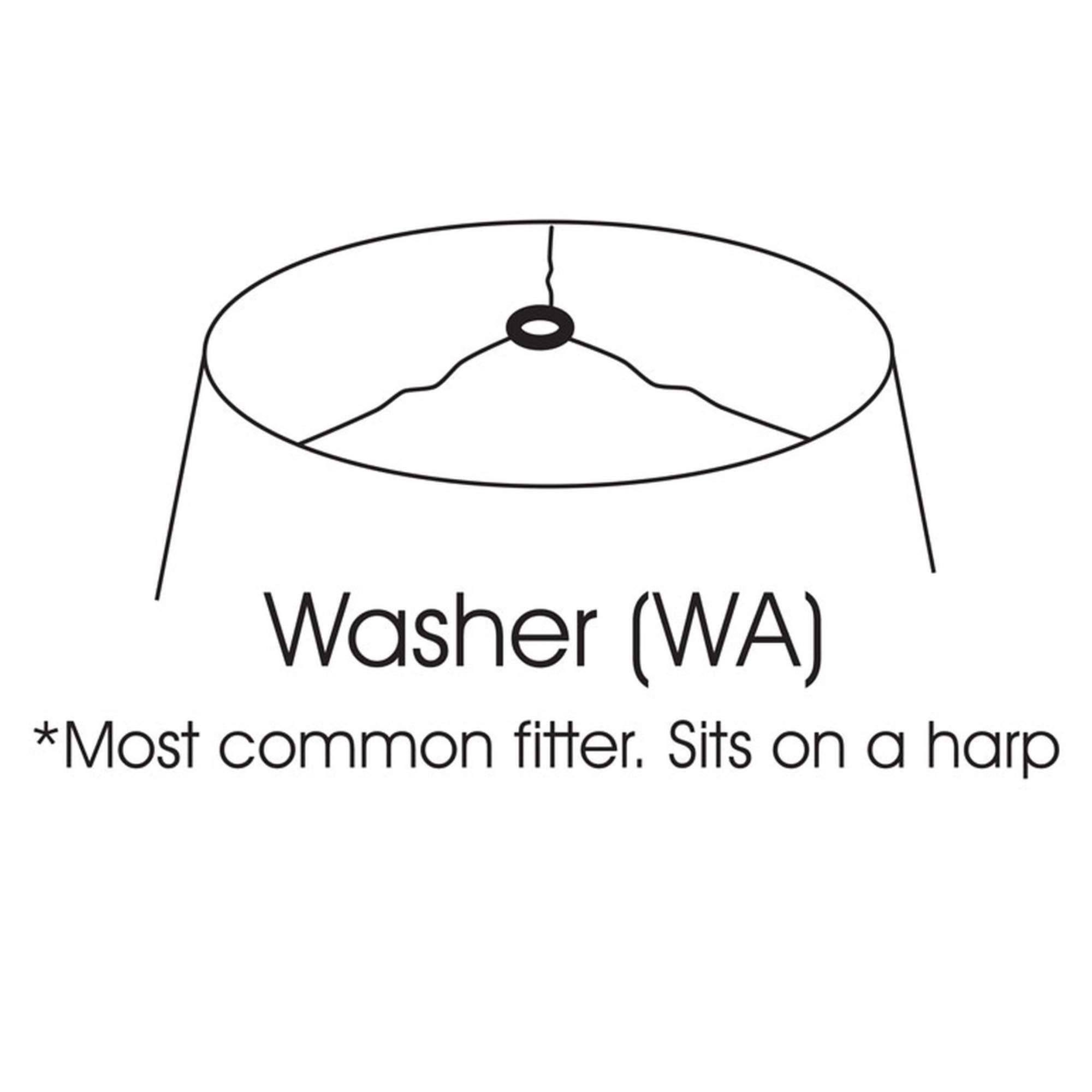 Cloth & Wire Slant Inverted Corner Oval Softback Lampshade With Washer Fitter, Egg