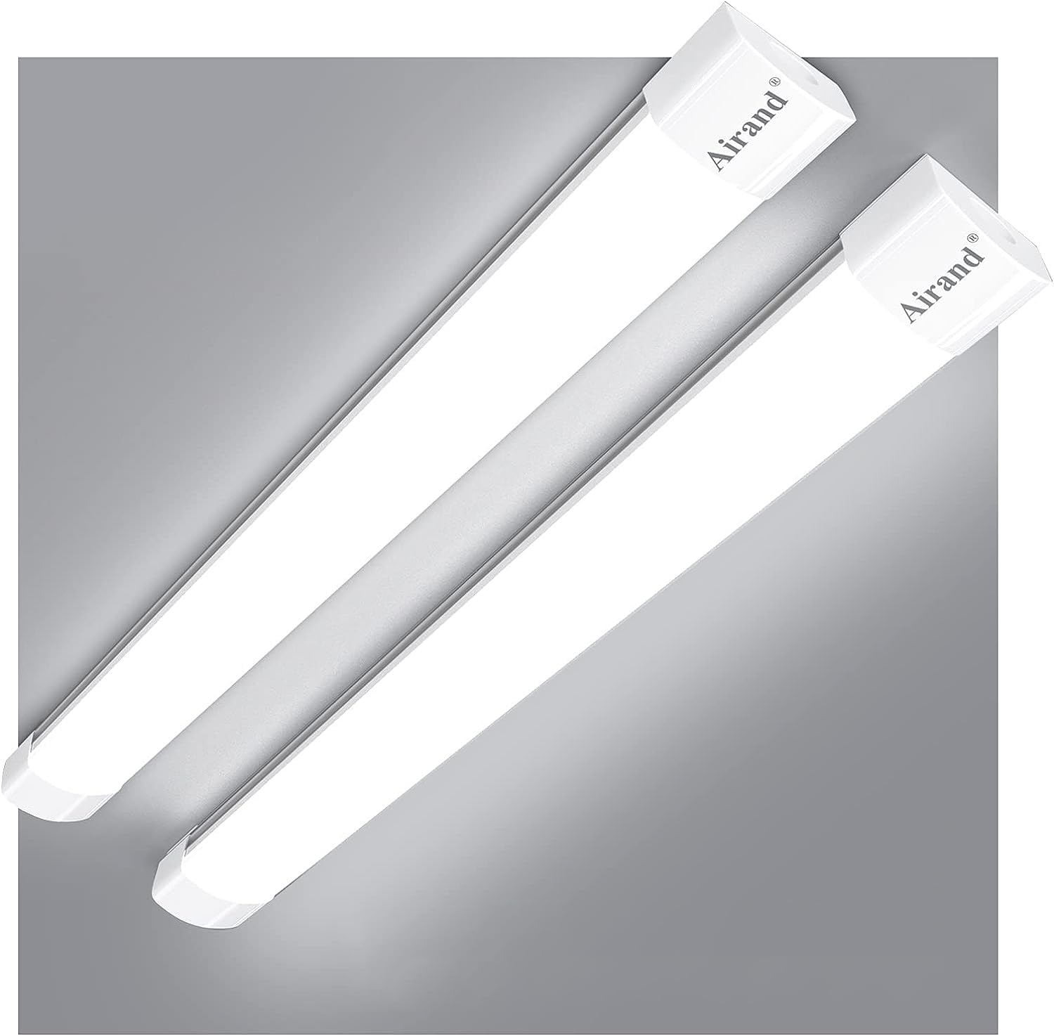 Airand LED Shop Light 2 Pack, 2FT 18W, IP66 Waterproof, Aluminum, White, Model 1100-2