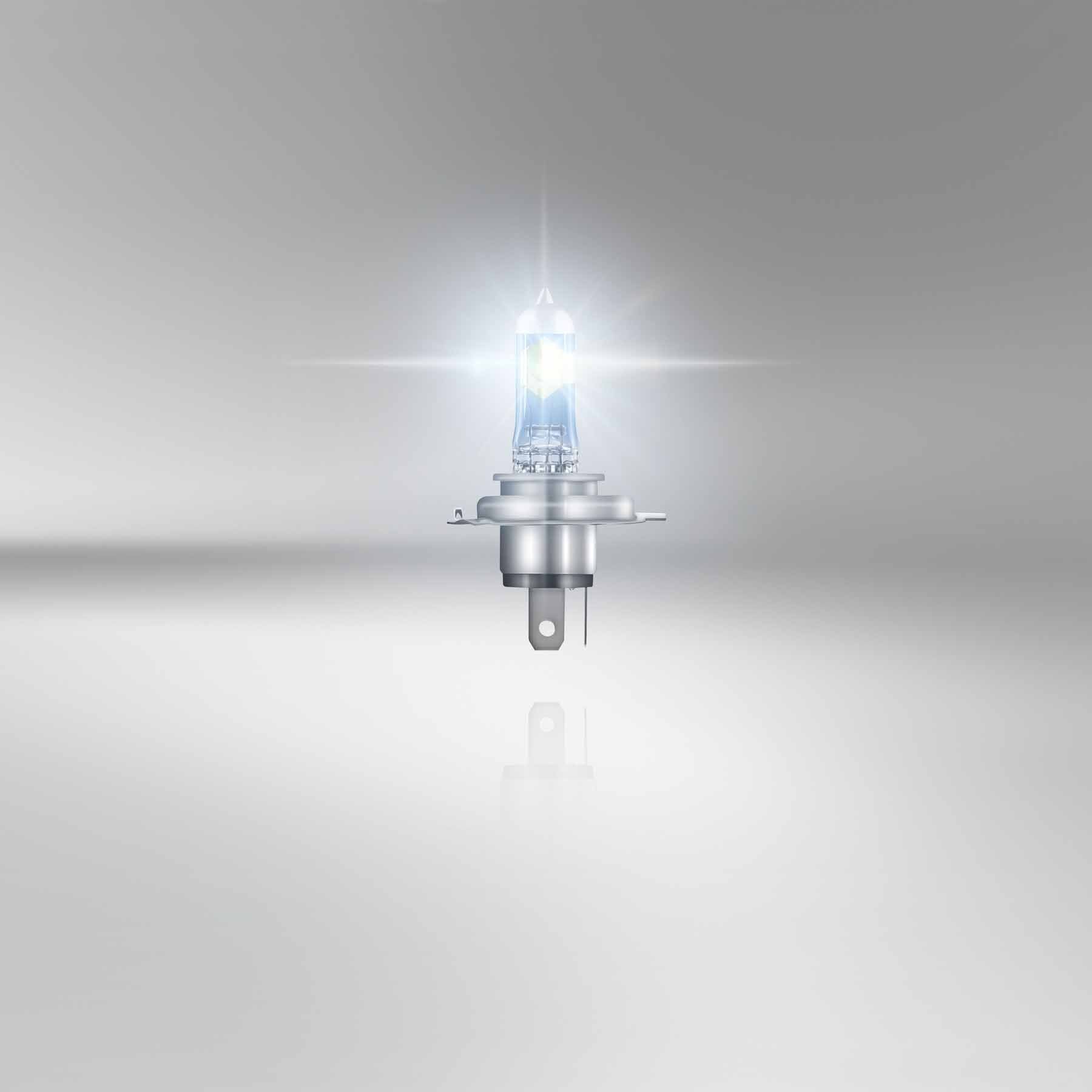 OSRAM COOL BLUE INTENSE H4, headlight bulb for halogen headlamps, xenon effect for white light, 64193CBI-HCB, 12V passenger car,