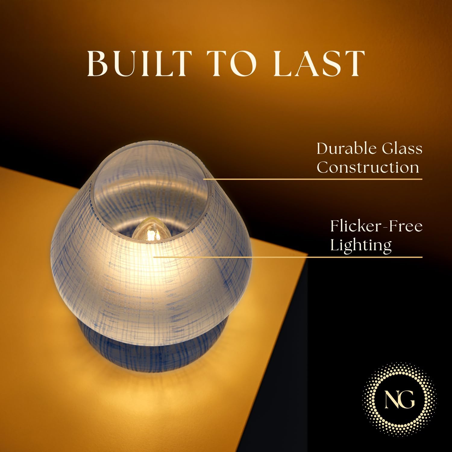 Next Glow Mushroom Lamp - Table Lamp, Modern Dimmable Led Night Light For Bedrooms, Kids Rooms, Bedside Nightstands, Living Room