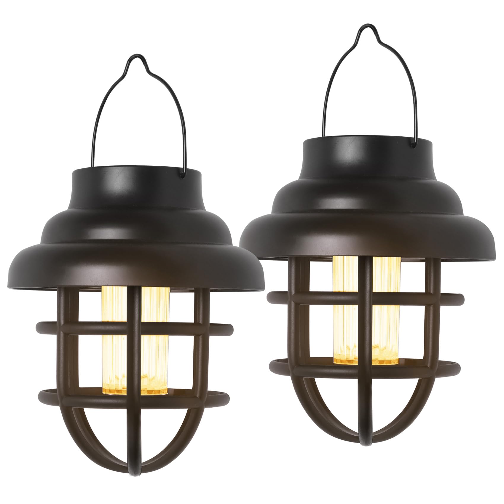 Solar Lights Outdoor Waterproof Hanging Solar Lantern Garden Decor, Hanging Outdoor Lanterns Led Lights for Outside Porch Patio 