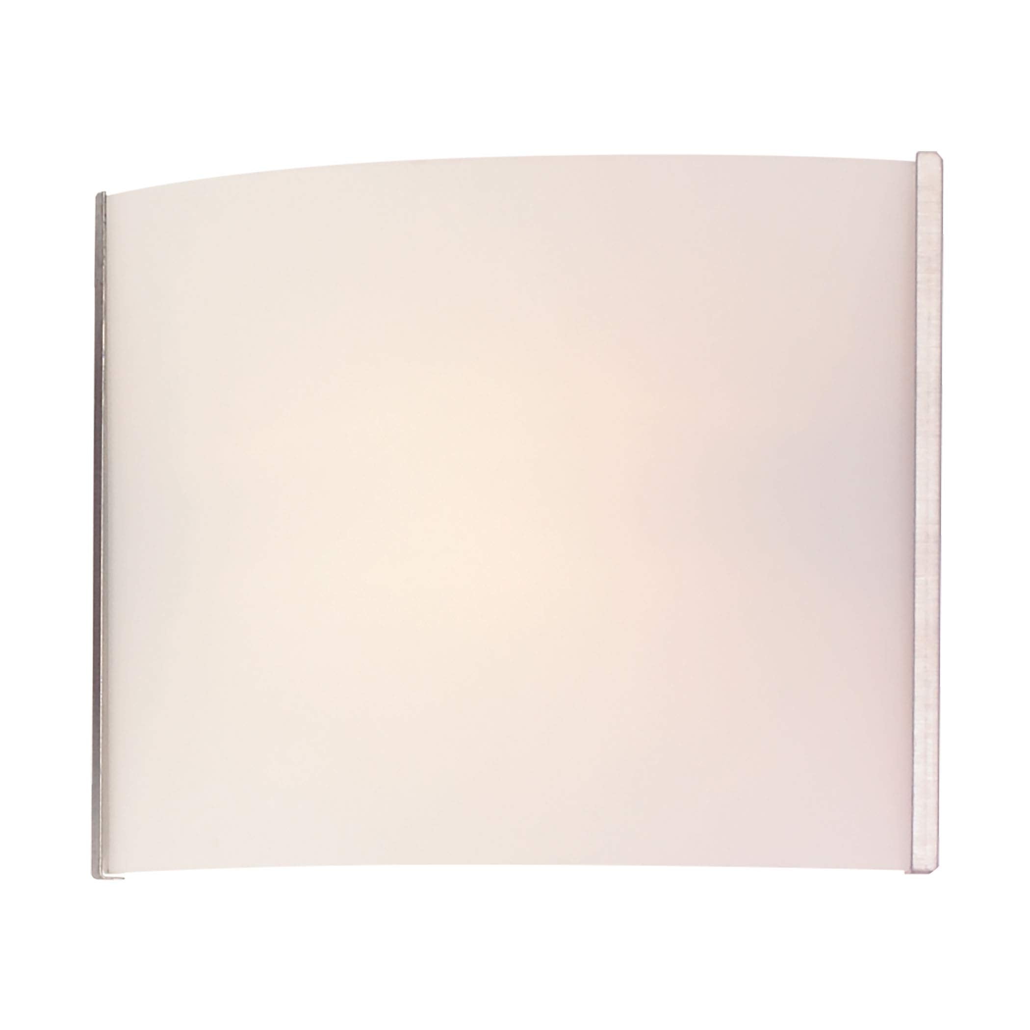 Elk Home 8'' Wide 1-Light Vanity Light, Stainless Steel With White Opal Glass Shade