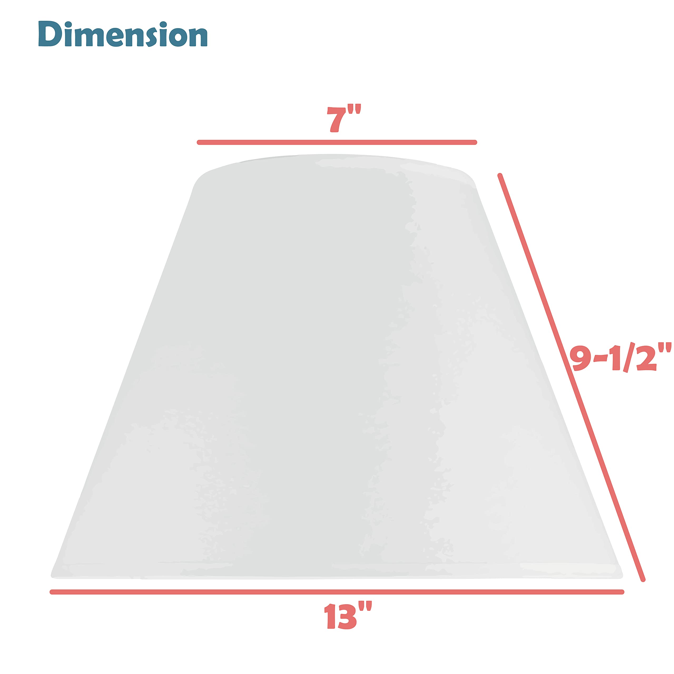 Aspen Creative 32692, Transitional Empire Shape Spider Construction Lamp Shade, Sepia, 7&quot; Top X 13&quot; Bottom X 9-1/2&quot; Slant