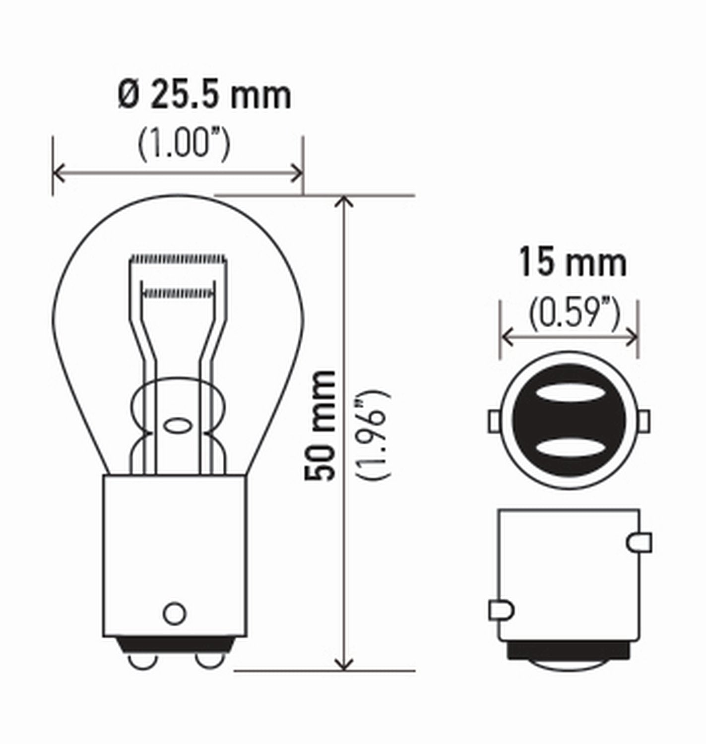 HELLA 7528SB Miniature Standard Bulb