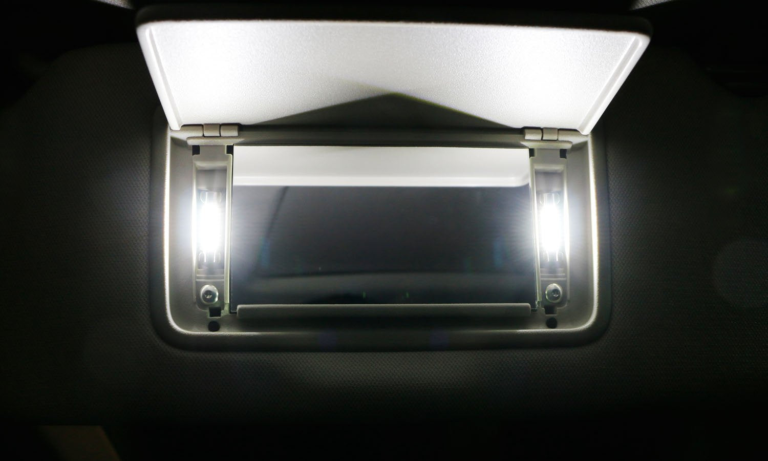 iJDMTOY 9-SMD 29mm LED Replacement Bulbs for Car SUV Truck Sunvisor Vanity Mirror Lights, Xenon White