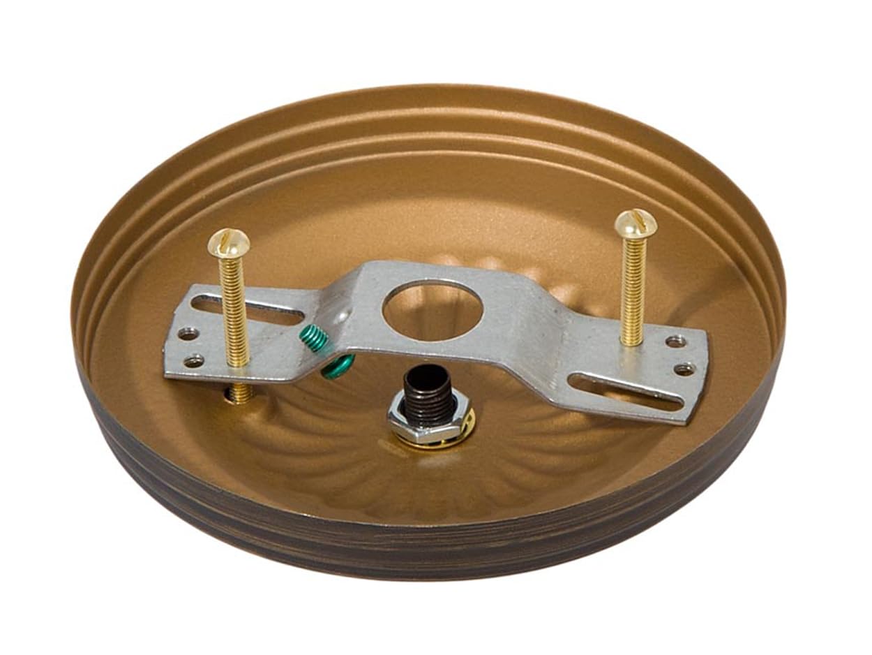 B&P Lamp® Antique Bronze Canopy Kit - Metal, Model 10801AB, Bronze Color