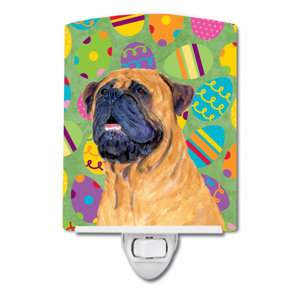 Carolines Treasures Ceramic Night Light, Mastiff Design, UL-Certified, 6x4x3in, Multicolor, Model SS4865CNL