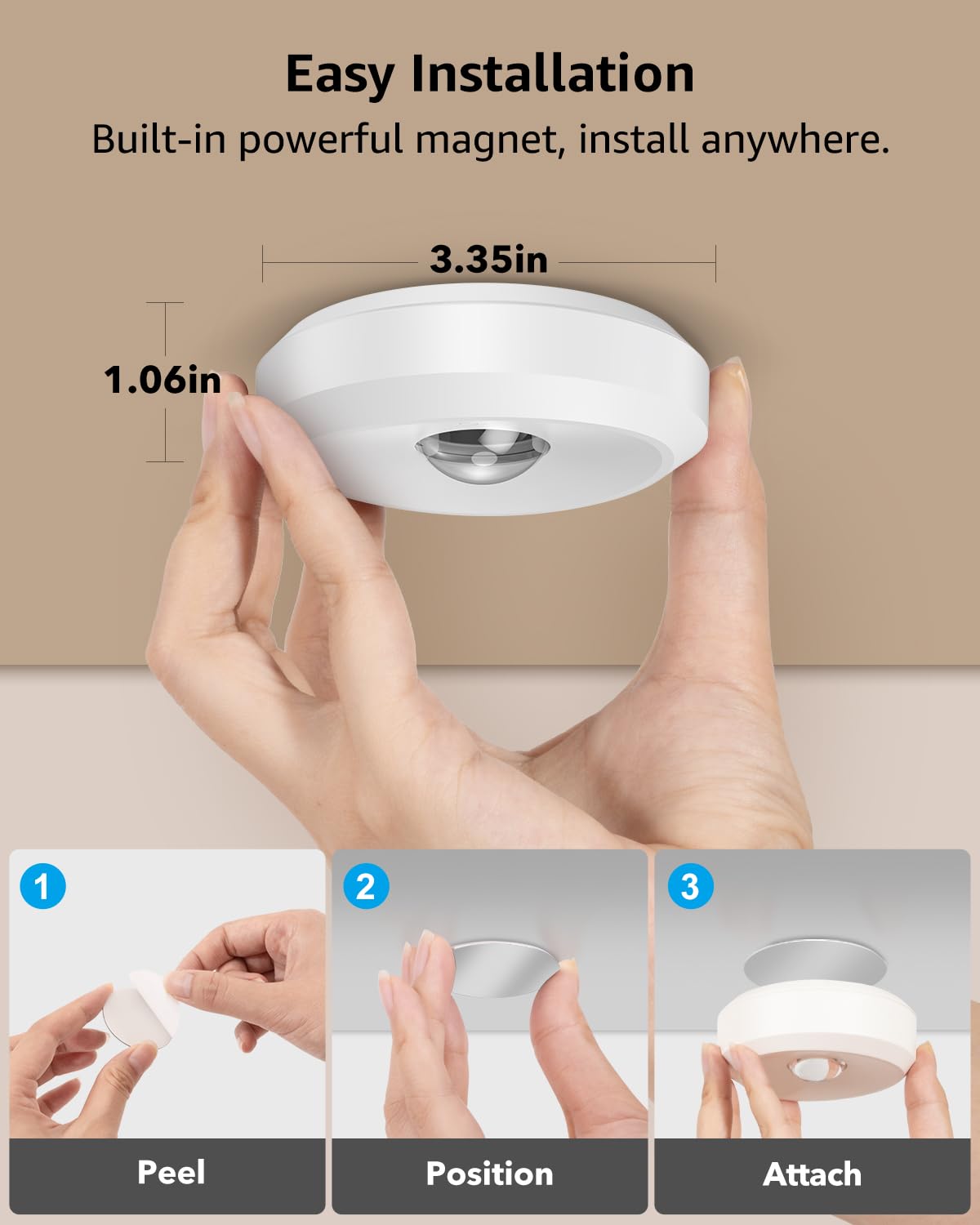 Rechargeable Color Changing Puck Lights With Remote  2400Mah Battery Touch Light Magnetic Push Tap Lights Wireless Rgb Led Under Cabinet Lighting  Sitck On Light For Kitchen  Closet  Classroom  Shelf
