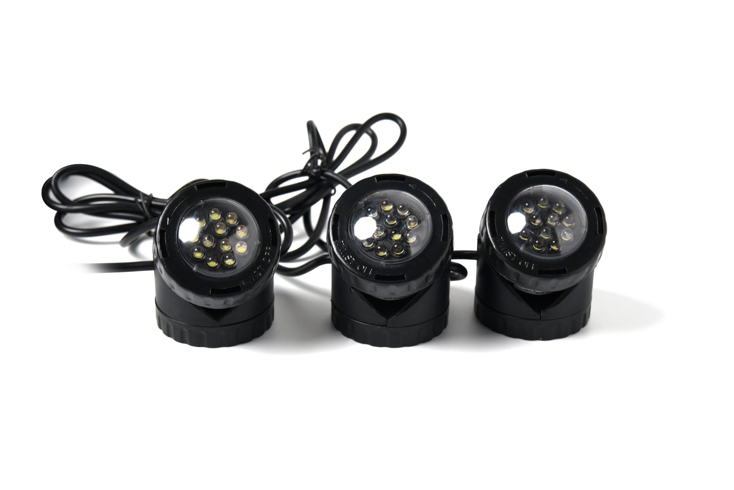 Jebao Pl1Led-3Ps Submersible Led Pond Light With Photocell Sensor, 4 Colors, 2.