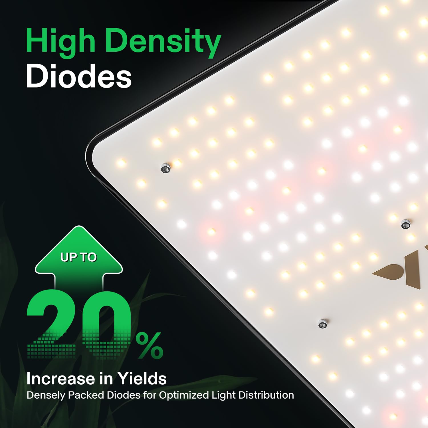 Vivosun Vs1500 Led Grow Light With Samsung Lm301 Diodes & Daisy Chain Driver Dimmable Lights Sunlike Full Spectrum For Indoor Plants Seedling Veg And Bloom Plant Grow Lamps For 3X3 Grow Tent