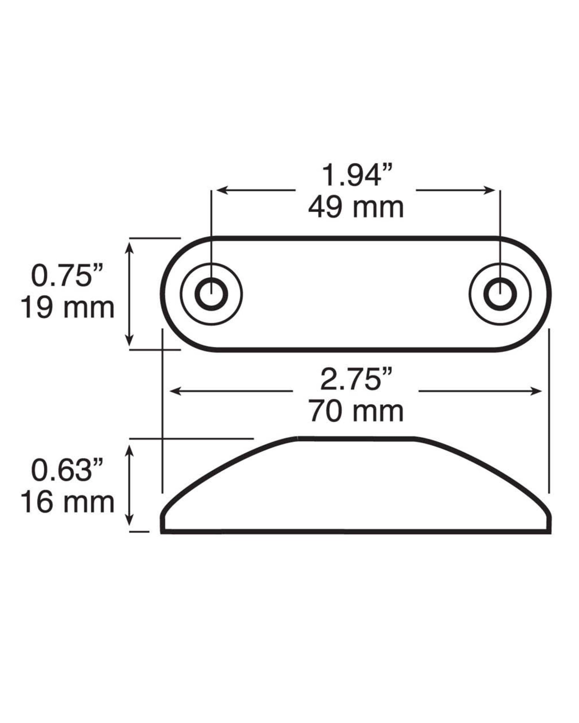 Peterson Manufacturing 168A Mini Led Clearance And Side Marker Light