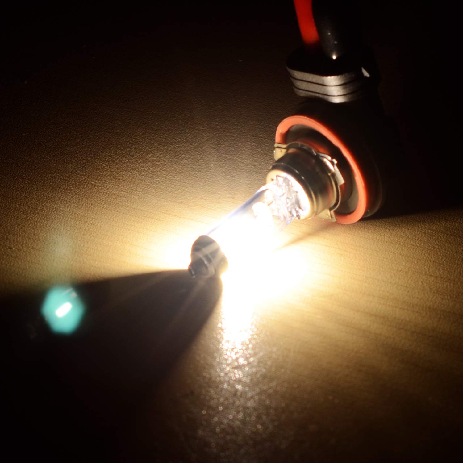 WinPower H8 Halogen Headlight Bulb, 35W, 4300K Warm White, High Low Beam, Pack of 2