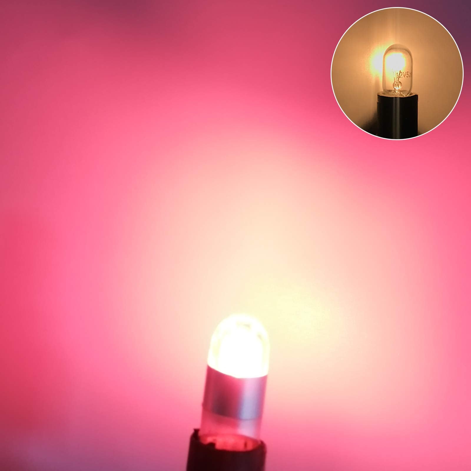 WEIMELTOY 194 LED Car Bulb Wedge Light 12V Red 3030 Chipset 2SMD T10 194 168 175 2825 (12pcs