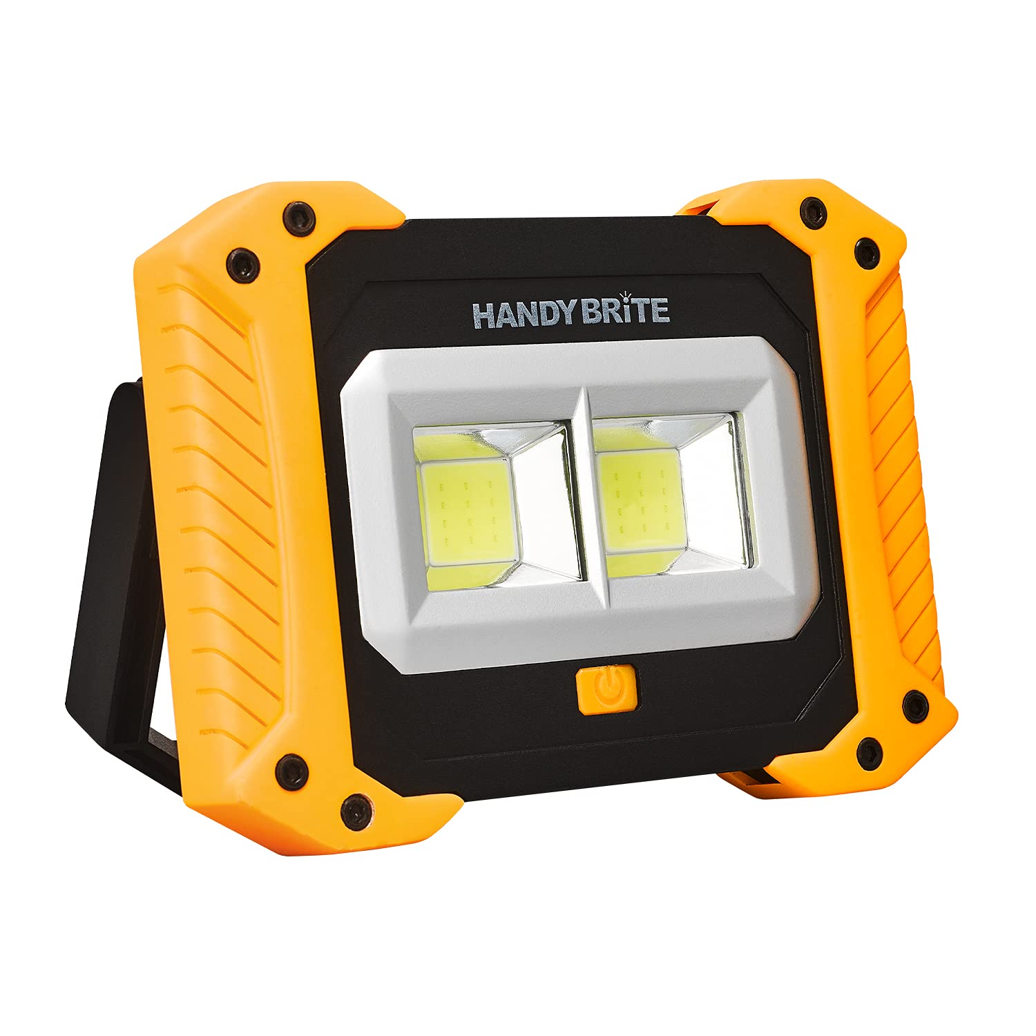 Ontel Ultra Bright Portable LED Work Light - 500 Lumens, Battery Powered, Standard Size, White, Model HBWL-MC12/4