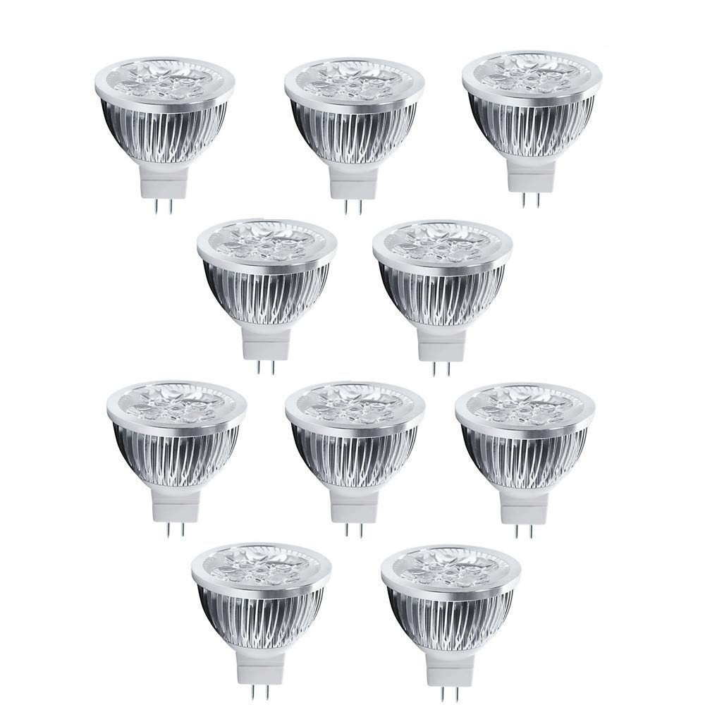OMTO MR16/GU5.3 12V 4W LED Bulbs Warm Light 3000K LED Spotlights -35Watt Equivalent - 350 Lumen High Power Lamp 30 Degree Beam A