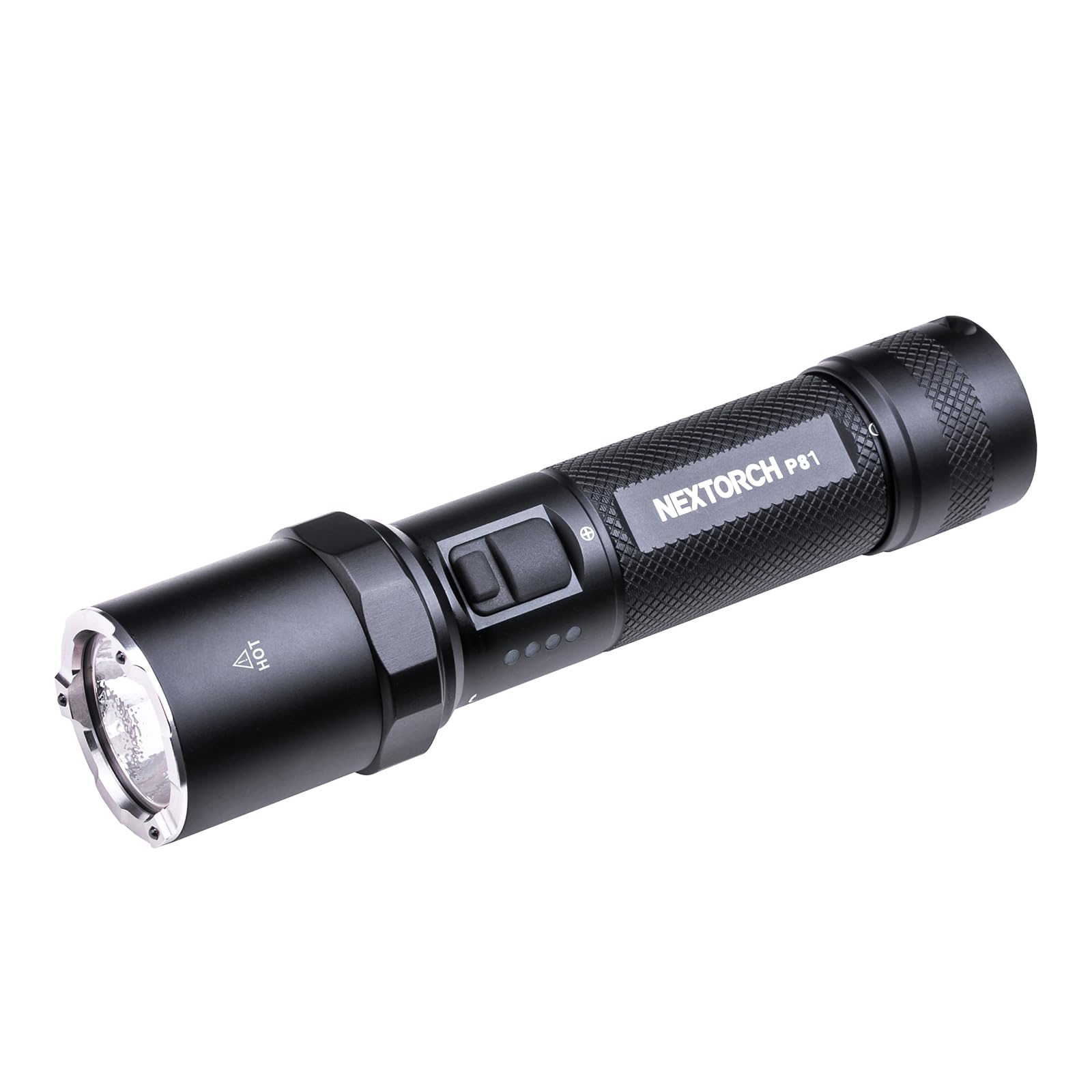 Nextorch P81 Rechargeable Flashlight High Lumens, 3000 Lumens Led Tactical Flashlight With 5 Modes & Strobe & Ceramic Glass Brea