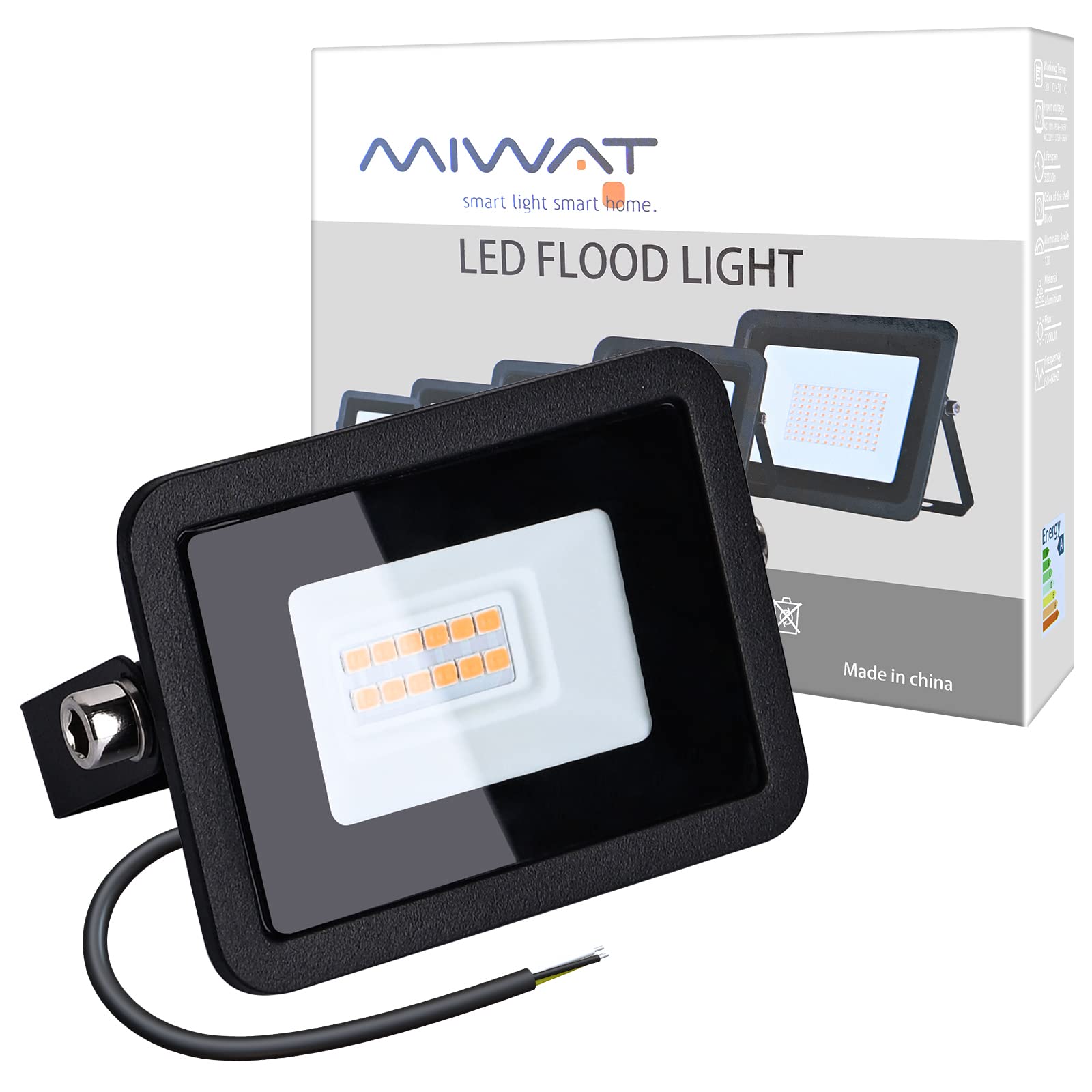 MIHEAL Ultra-Thin 10W 20W 30W 50W 100W LED Flood Light Spotlight Led Search Lamp 110V Floodlights for Outdoor Garden Street Squa