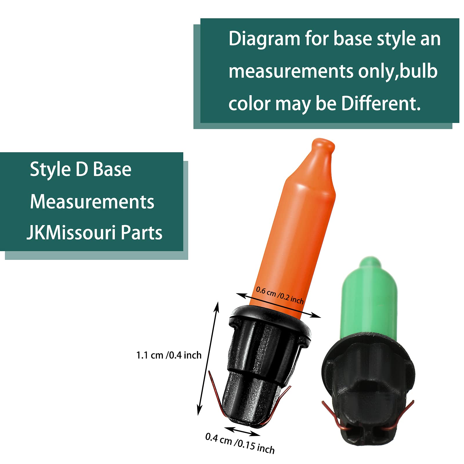 60Count 2.5V Christmas 50/100/150/200 Count Mini Incandescent Wire String Lights Replacement Bulbs Indoor/Outdoor Christmas Lights Decor For Home Xmas Tree (Black Base With Orange, Green, Black Bulb)