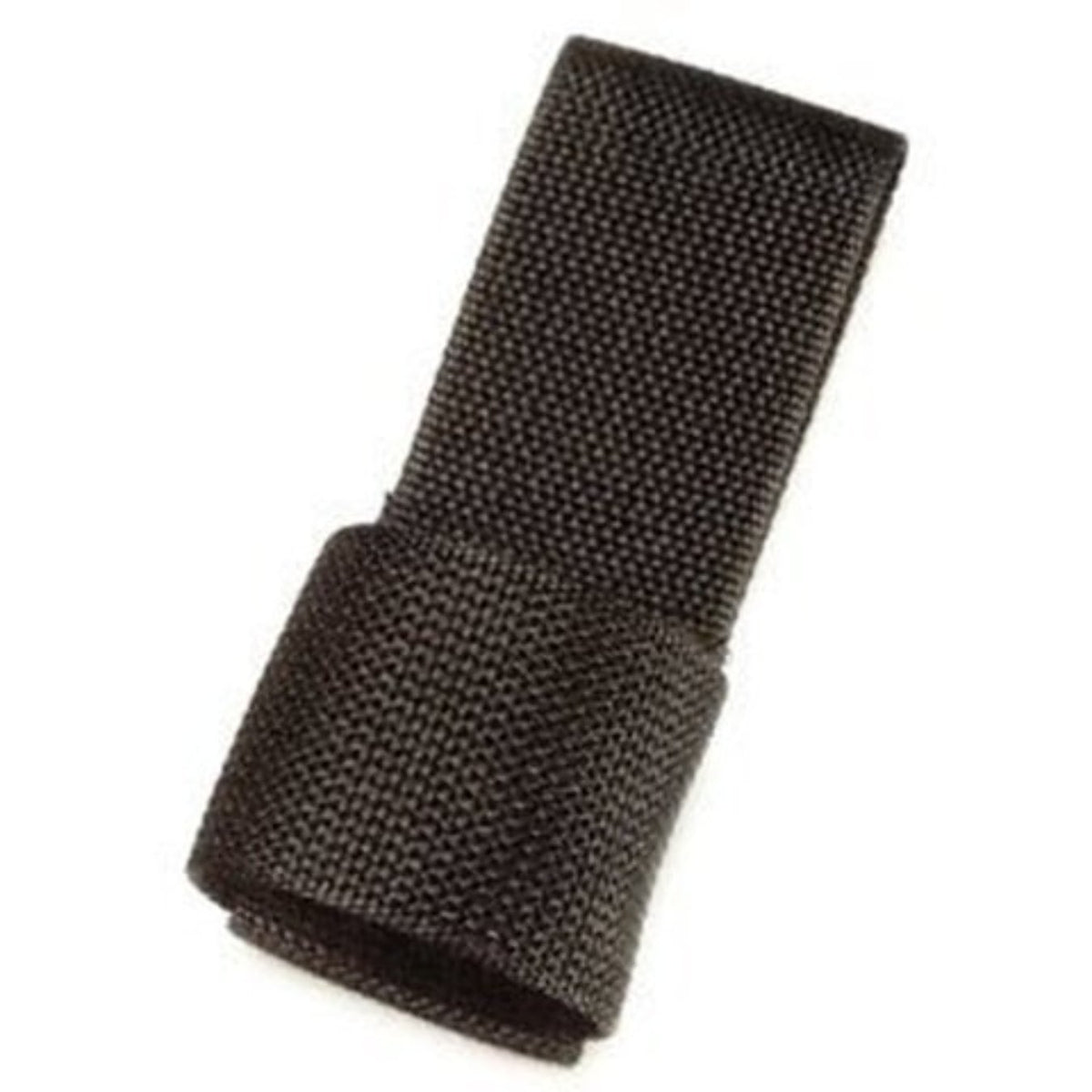 Hwc Black Nylon Flashlight Holder Ring Case For Duty Belts - Universal C&D Cell Accessory