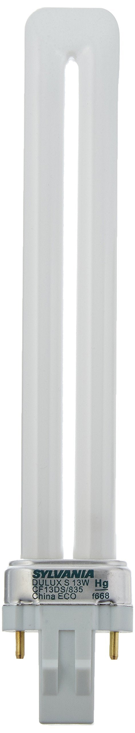 OSRAM Dulux S Ecologic Compact Lamp, 13W, 3500K, Gx23, 1 Count, Model 21137