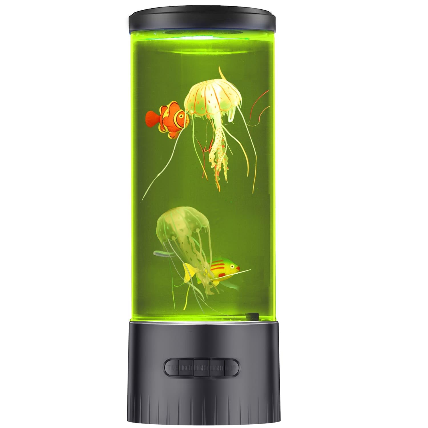 CALOVER Jellyfish Night Light Lamp with Bluetooth Speaker, Extra Large, White Noise, Model BH-BTV01, Synthetic Material, Mood Lamp