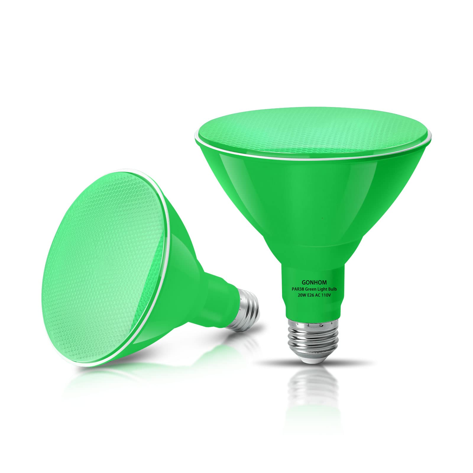 Gonhom 4 Pack A19 Led Orange Light Bulbs, 9W Equivalent For Halloween & Party Decoration