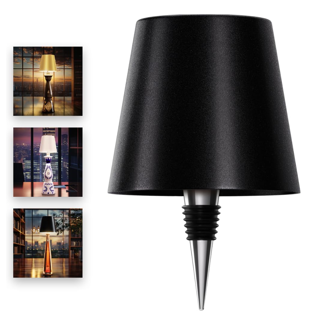 Wireless Bottle Lamp PRIDOLA for Any Type of Bottle - LED Bottle Lamp for Indoor & Outdoor - 100% Waterproof - Adjustable Bright