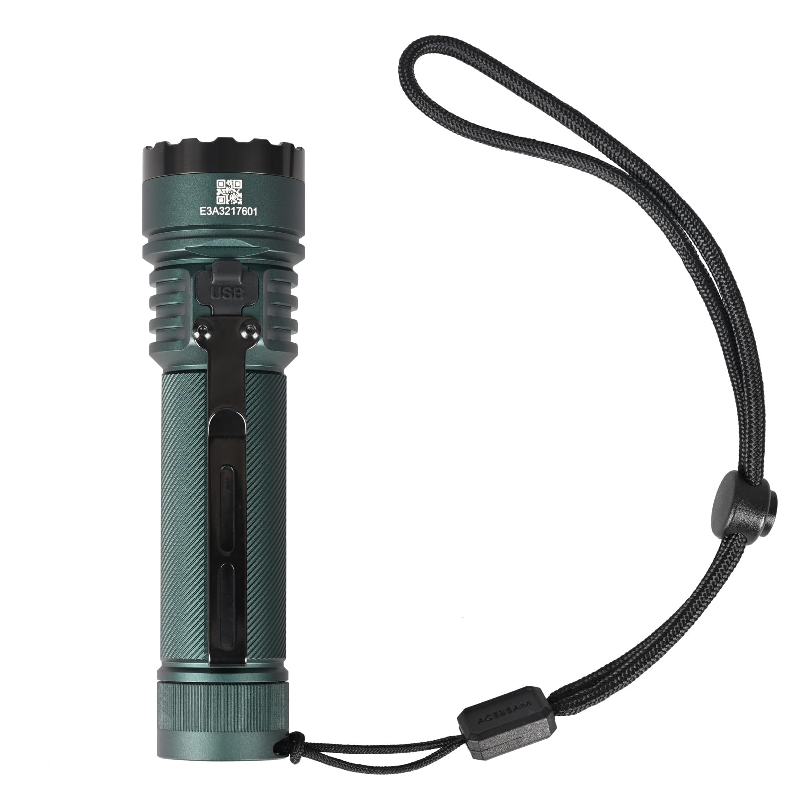 ACEBEAM E75 4500 High Lumens Flashlight with Magnetic Base, Super Bright LED Flashlight Rechargeable, IPX8 Water-Resistant Tacti