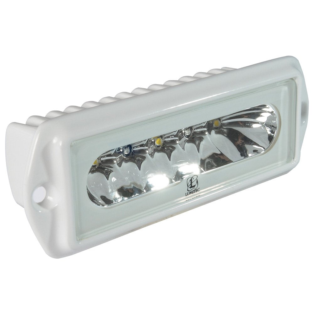 Lumitec 101099 Capri2 Led Flood Light, Flush Mount, White Housing, White Dimming, Blue Dimming, 4.91X 1.75-Inch